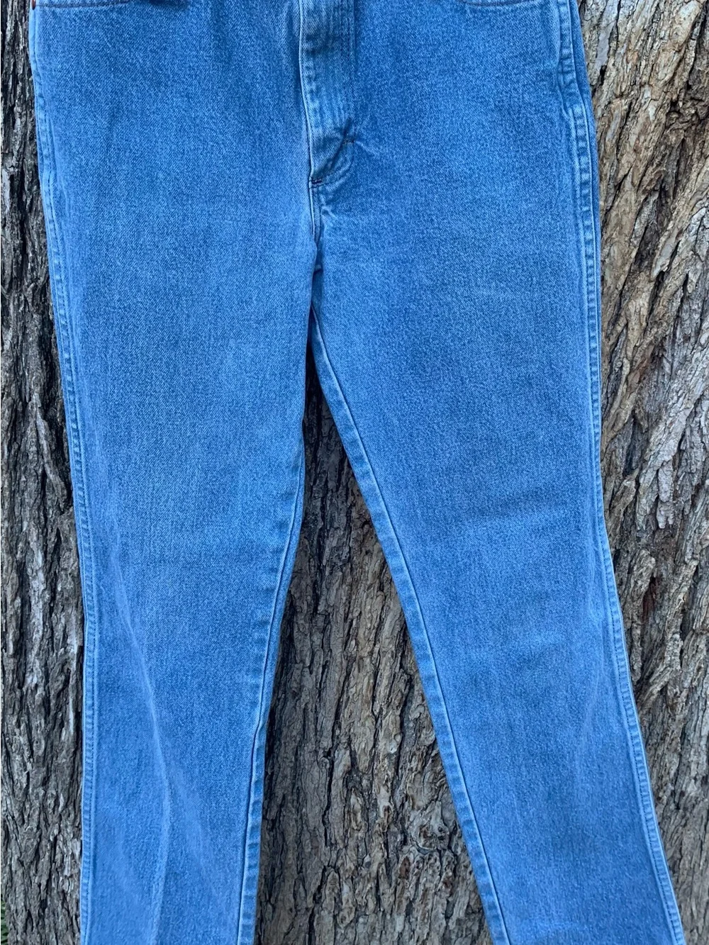 Wrangler Women's Straight-Leg Jeans in Medium Blue Denim